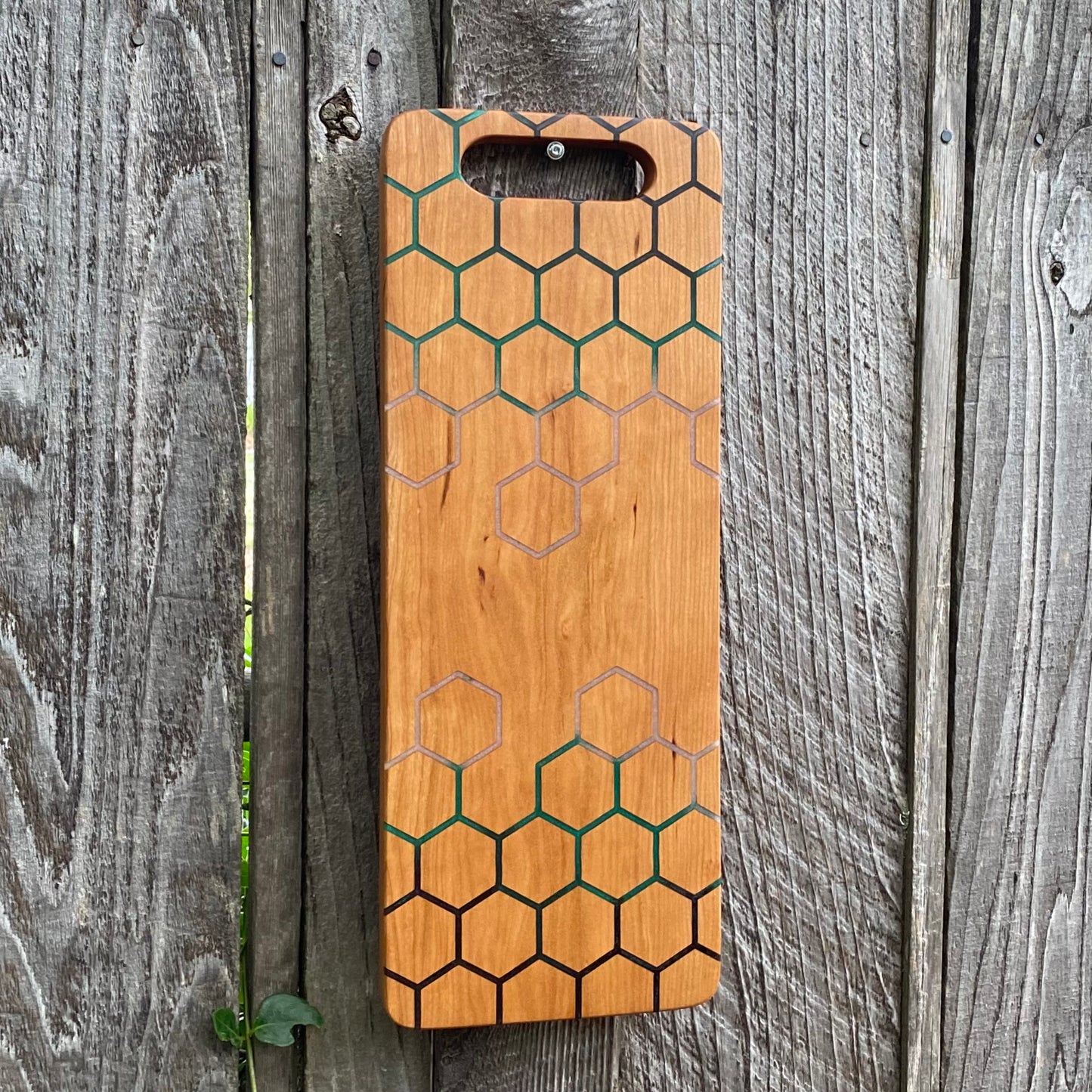 Hexagon Grid Epoxy Serving Board