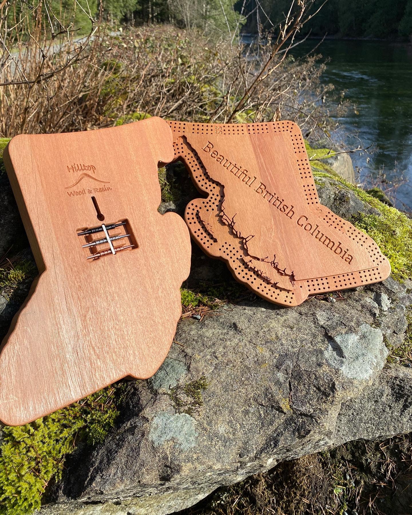 Large BC Cribbage Board