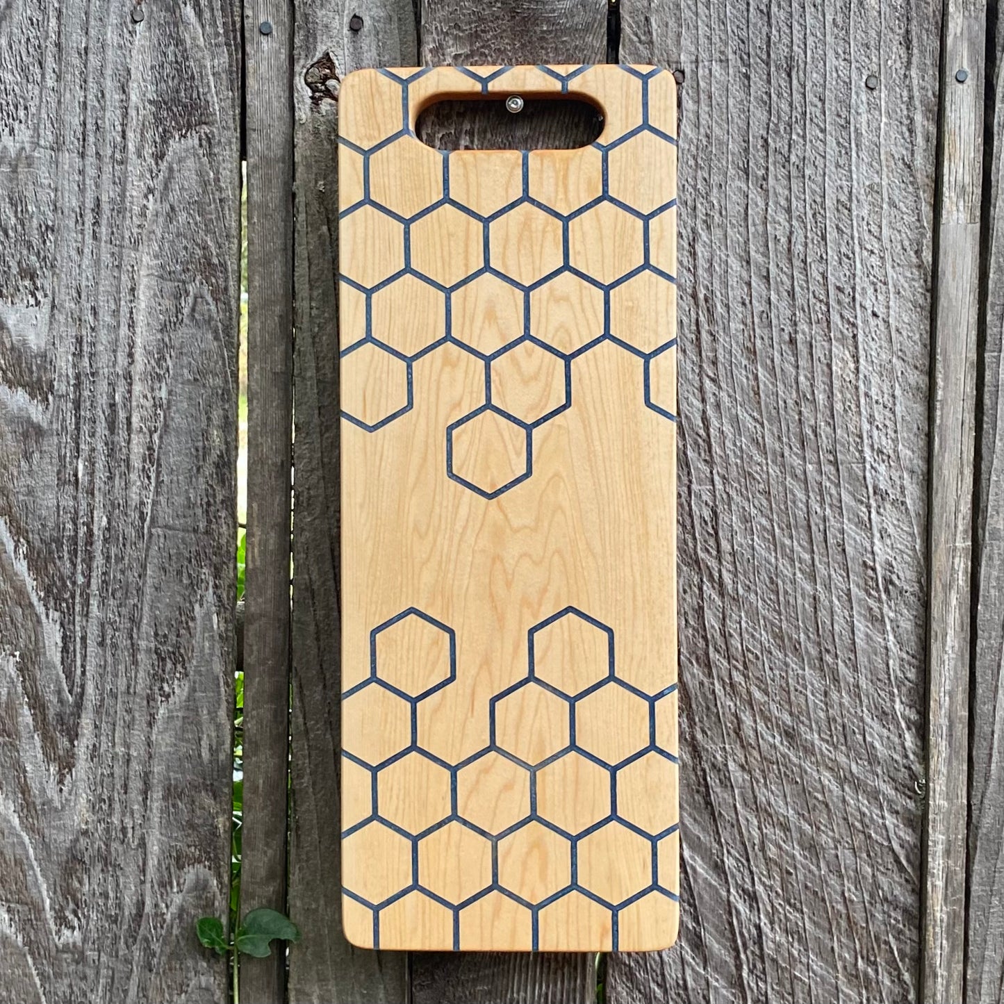 Hexagon Grid Epoxy Serving Board